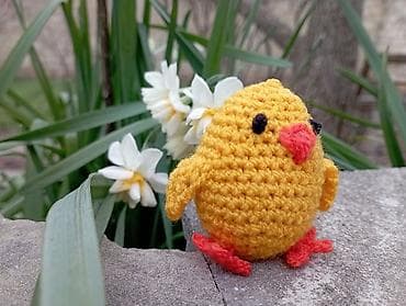 hediyyeler instagram: Amiqurumi oyuncağı – əl işi sarı cücələr - Material: yumşaq — 1