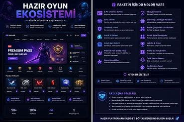 Hazır biznes: Hazır oyun ekosistemi və rəqəmsal biznes platforması satılır. Bu — 1