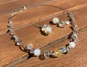 Комплекты ювелирных изделий: Boyunbagi ve sirqa, Necklace and earrings Accessories den alinib — 3