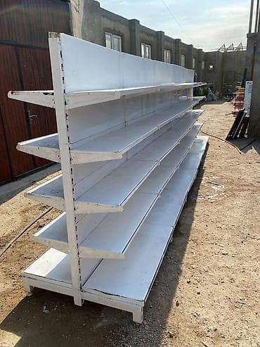 Mağaza üçün iki tərəfli metal rəf sistemi - Material: tam metal — 2
