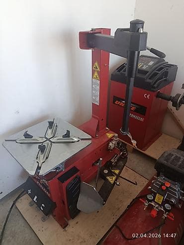 Avtoservis avadanlıqları: Avtomobil təkər servisi üçün komplekt avadanlıq Tərkib: - Unite — 5