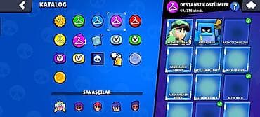 Brawl Stars hesabı – yüksək səviyyəli, zəngin kontentli - Kupa sayı — 5