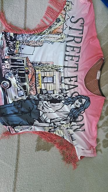 alt geyimi: Qadın bluz/kofta – “Street Fashion” printli olcu- S, M, L - Üst — 6