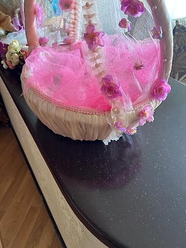 Dekorativ səbətlər dəsti – xonça/qonaqlıq üçün - 4 ədəd əl işi