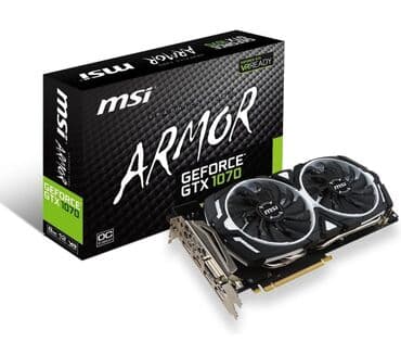 16 gb ram: Videokart NVidia GeForce GTX 1070, 8 GB, İşlənmiş — 1
