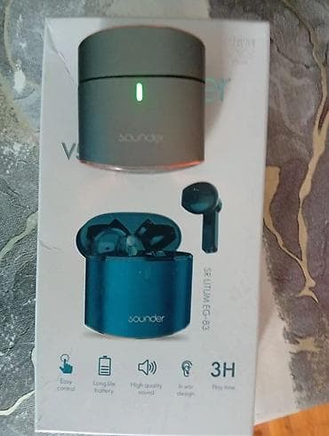 Qulaqcıqlar: Simsiz (Bluetooth) Qulaqcıqlar, rəng - Mavi — 1