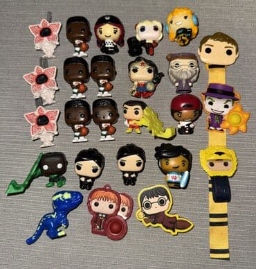 Muxtelif nov funko pop kinder joy fiqurlari ( Harry Potter, Street