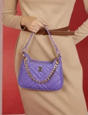 Şəxsi əşyalar: Pierre Cardin çiyin çantası – bənövşəyi yenidir hec istafede — 4