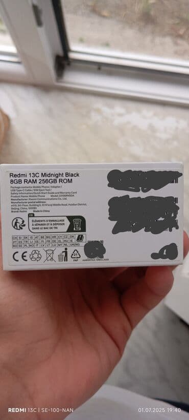 пароварка купить в баку: Redmi 13C, 256 ГБ, цвет - Черный, Битый, Сенсорный, Отпечаток пальца — 4