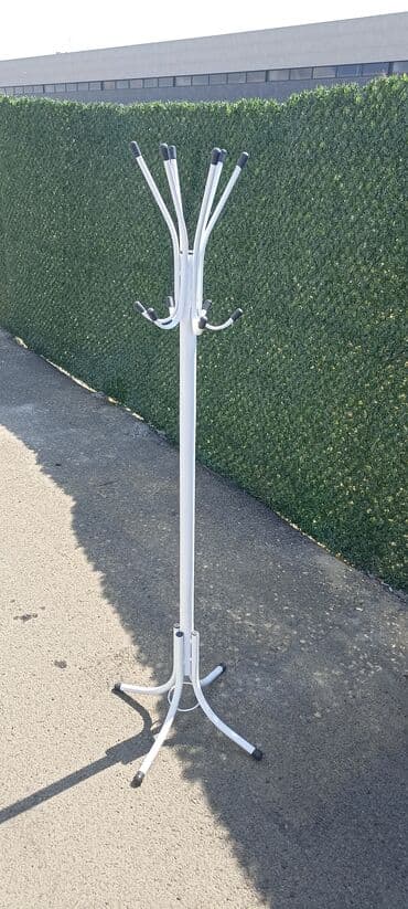 вешалка стойка для одежды напольная в икеа: Metall asqılıq – döşəmə tipli - Material: möhkəm metal gövdə - — 1