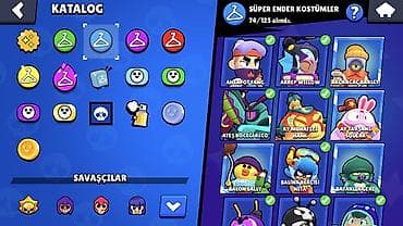 Brawl Stars hesabı – yüksək trofeyli və zəngin kontentli - Kupa yolu — 10