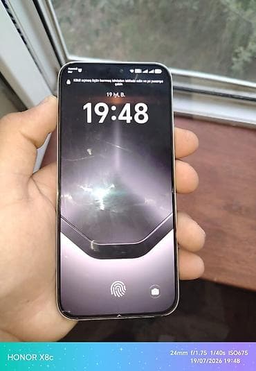 Honor X8c, 256 GB, rəng - Gümüşü, Barmaq izi — 2