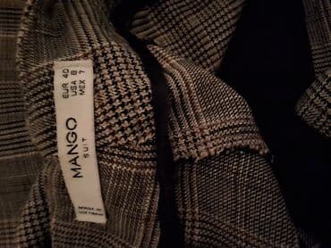 kostyum qadin ucun: MANGO Suit qadın salvar - Brend: MANGO (Suit xətti) - Ölçü: EUR 40 / — 3