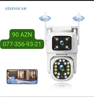 modem wifi qiymetleri: SZSINOCAM Wi‑Fi IP kamera - İki antenli güclü Wi‑Fi bağlantısı - 355° — 1
