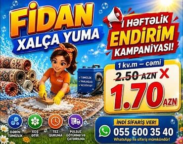 Xalçaların yuyulması | Xalçalar Pulsuz çatdırılma
