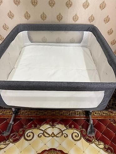 Beşik tipli körpə yatağı alinb 600 - Yan tərəfləri nəfəsalan tor — 1