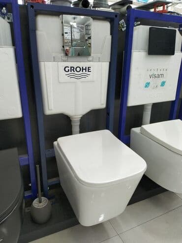 yerden unitaz: GROHE asma unitaz sistemi - Brend: GROHE (gizli çənli asma unitaz — 1