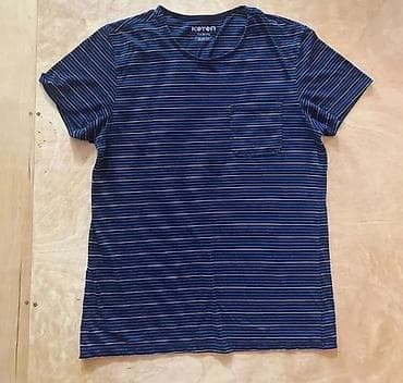 Uşaq geyimi və ayaqqabıları: Kişi köynəyi – qısaqol, düyməli, tünd mavi (denim effekti) rəngdə — 8