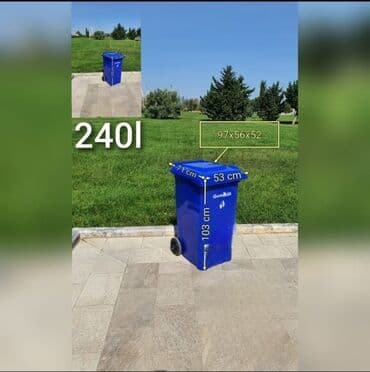 yemək qabları: Çöl üçün zibil qabılar — 12