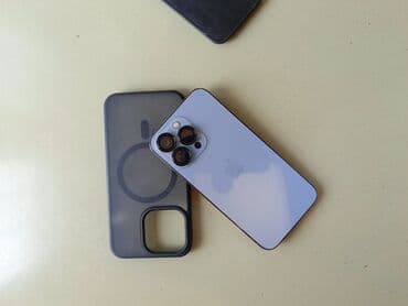Apple iPhone: IPhone 13 Pro, 128 GB, Sierra Blue, Zəmanət, Simsiz şarj, Face ID — 1