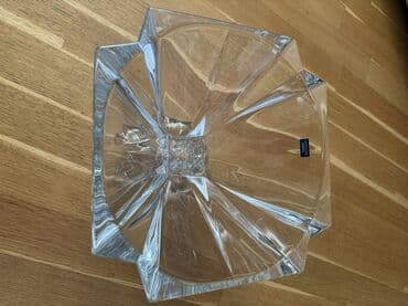 брендовая посуда: Миски, 1 шт., цвет - Белый, Хрусталь, Чехия — 3