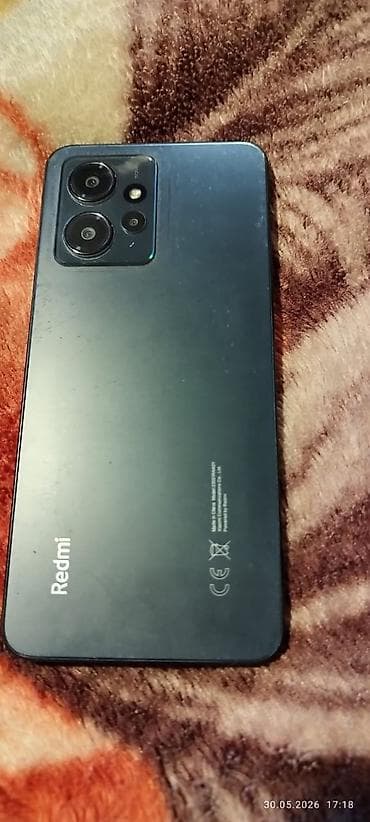 mi 9 lite: Redmi Note 12, 128 GB, rəng - Qara, Sensor, Barmaq izi, Face ID — 1