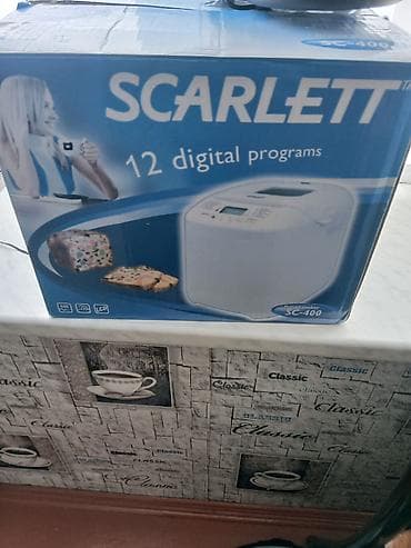 SCARLETT SC-400 çörəkbişirən - 12 rəqəmsal proqram: ağ çörək