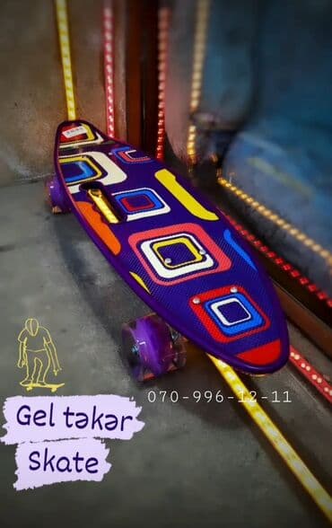 Kaykay Pennyboard Skateboard Skeytbord, Kaykay, Skeyt və