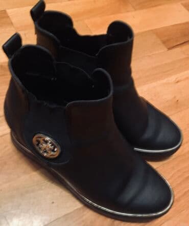 dəri qadın botilyonu: Guess, Ölçü: 38, rəng - Qara, İşlənmiş — 2