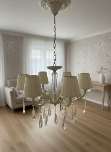 biserli parcalar: Çılçıraq, 6 lampa, Metal — 1
