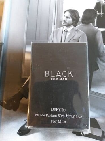 seyx parfum: Мужской парфюм “DeFacto-Black”. 50 мл, Привезенный из Турции. Kişilər — 2