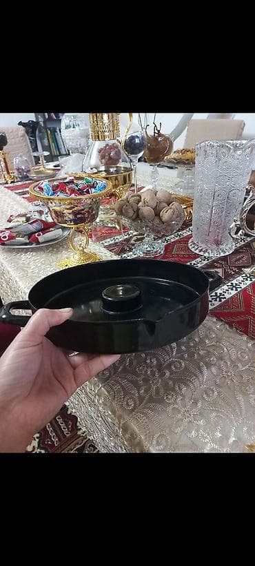 denge qabı: Qədimi qabdır indi beləsi yoxdur qril bişirmək üçün emal qab dəmirin — 2