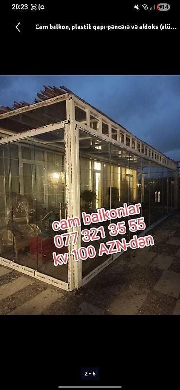 i̇sti pol: Cam balkon sistemləri – həyət, teras və eyvanların şüşə ilə qapanması — 1