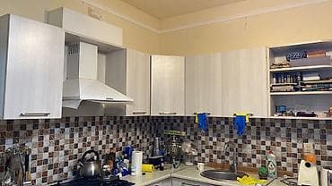 gunəş paneli: Mətbəx mebeli dəsti – L formalı künc quruluşu - Rəng: açıq ağ/boz — 2