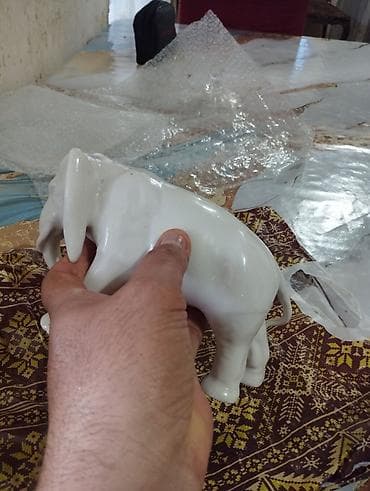 kasli fiqur: Fiqur, Keramika, rəng - Ağ — 5