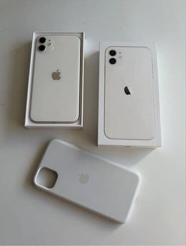 ayfon ikinci əl: IPhone 11, 128 GB, Ağ, Face ID — 1