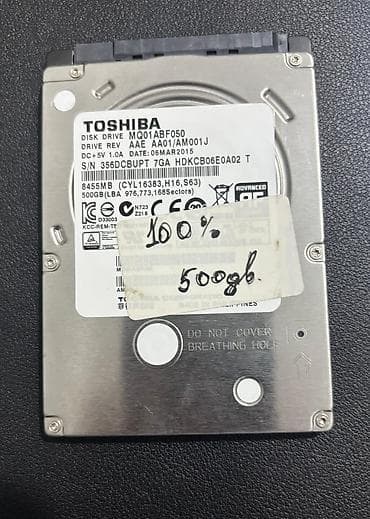 ipad 6 plus: Toshiba və Hitachi 2.5" HDD-ləri – 500 GB
1ədəd 30 azn — 1