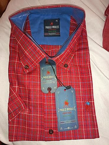 kisi papaqlari: Məhsul: Kişi geyim dəsti – köynək və pencək - Köynək: Paulo Mocci — 2