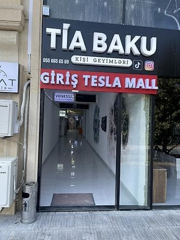 kira: TESLA MALL – Ticarət Passagei (Giriş: “TİA BAKU” yazılı qapıdan) — 2