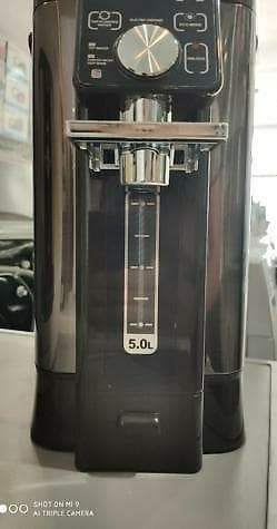mini led: Samovar termopot Zimmer German design 5 litr su tutumu Led ekranli — 3