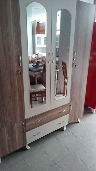 4 qapili dolab: Yeni, Açılan, 4 qapılı Düz dolab, Dolab-asılqan, Türkiyə — 26