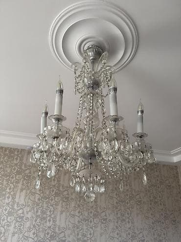 dekor isiq: Çılçıraq, 6 lampa, Xrustal — 1