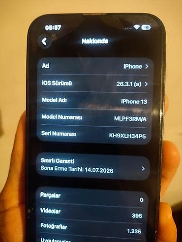 rəsmi 13 pro: IPhone 13, 128 GB, Midnight, Barmaq izi, Face ID, Zəmanət — 4
