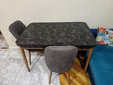 linonim satilir: Masa və 2 oturacaq satılır. Əla vəziyyətdədir. Qiyməti 130 manat — 1