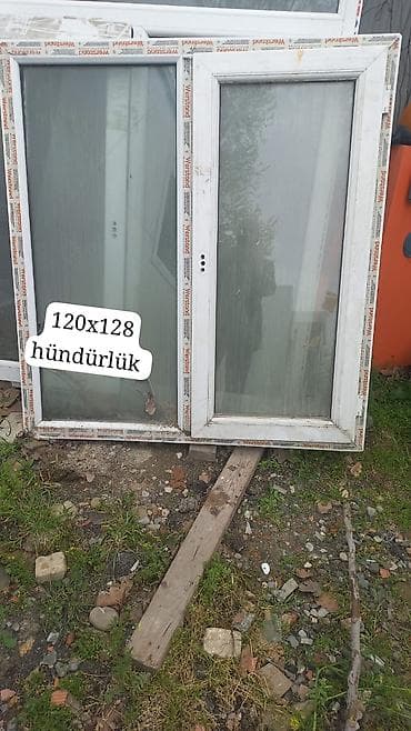 İşlənmiş İkiqat şüşə paketi Plastik pəncərə, Еni: 135 sm, Uzunluğu: 176 sm, Ödənişli quraşdırma — 4