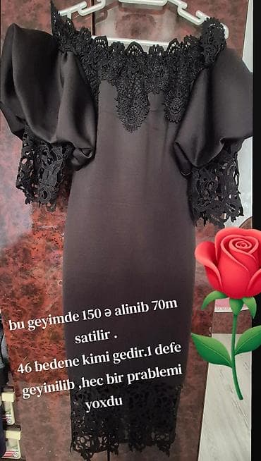 today parfum original: Qara rəngdə iki qadın geyimi satılır: 1) Şifon/plisse etekli — 2