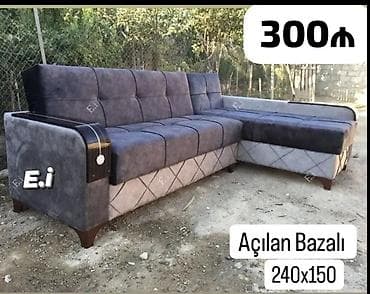 kitab şkafi: Künc divan, Yeni, Açılan, Bazalı, Parça, Şəhərdaxili pulsuz çatdırılma — 1