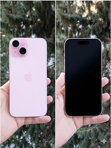 ipad mini 5 ikinci el: IPhone 15, 128 GB, Çəhrayı, Face ID — 1