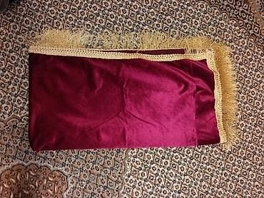 Balışlar, yastıqlar: Xovlu rəng - Qırmızı Yataq örtüyü, Ödənişli çatdırılma — 3