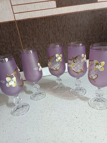 qab qaçaq: Stəkanlar, rəng - Bənövşəyi — 2